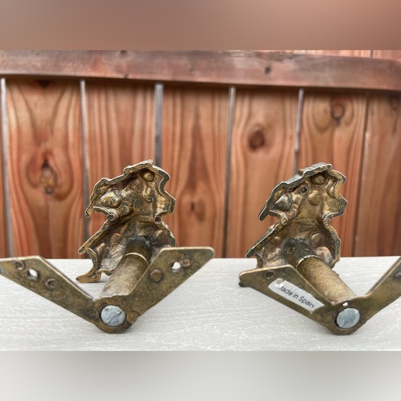 Vintage metal sword katana wall hangers by Marto Toledo of Spain set of 2 - Picture 14 of 16